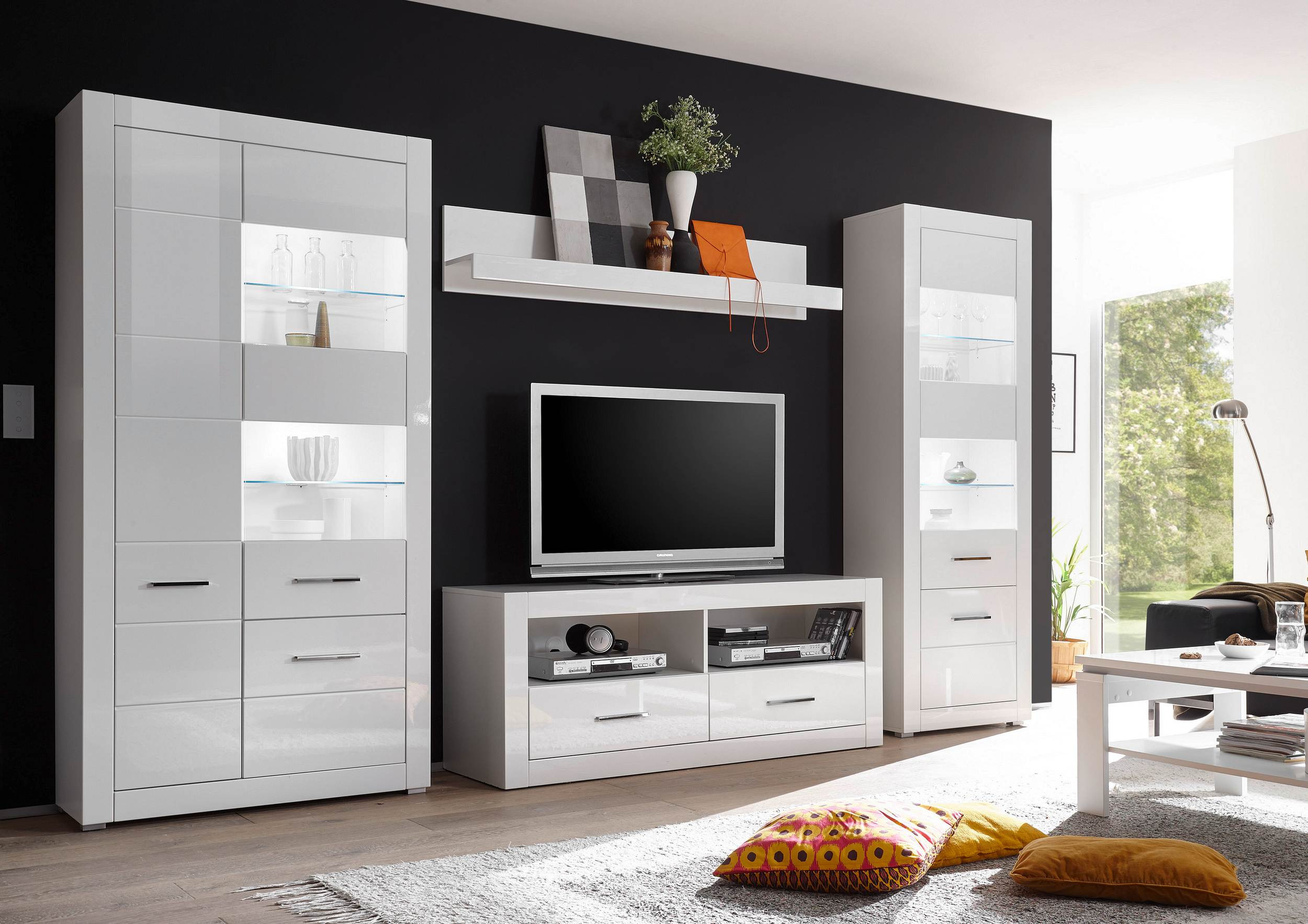 99Rooms Alberta Wohnwand Weiß Matt | Weiß 46.1094.1 Kaufen for Wohnwand Weiß Hochglanz 99Rooms Alberta Wohnwand Weiß Matt | Weiß 46.1094.1 Kaufen For Wohnwand Weiß Hochglanz