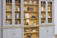 Casa Padrino Landhausstil Wohnzimmerschrank Grau / Gelb 286 X 51 X H. 228  Cm - Massivholz Schrank - Bücherschrank - Regalschrank - Landhausstil Möbel within Wohnzimmerschrank Casa Padrino Landhausstil Wohnzimmerschrank Grau / Gelb 286 X 51 X H. 228  Cm - Massivholz Schrank - Bücherschrank - Regalschrank - Landhausstil Möbel within Wohnzimmerschrank