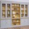 Casa Padrino Landhausstil Wohnzimmerschrank Grau / Gelb 286 X 51 X H. 228  Cm - Massivholz Schrank - Bücherschrank - Regalschrank - Landhausstil Möbel within Wohnzimmerschrank Casa Padrino Landhausstil Wohnzimmerschrank Grau / Gelb 286 X 51 X H. 228  Cm - Massivholz Schrank - Bücherschrank - Regalschrank - Landhausstil Möbel within Wohnzimmerschrank