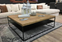 Couchtisch Eiche Massiv Stahlgestell 100X100Cm Höhe 40Cm Mit Ablage in Wohnzimmertisch Eiche Couchtisch Eiche Massiv Stahlgestell 100X100Cm Höhe 40Cm Mit Ablage in Wohnzimmertisch Eiche