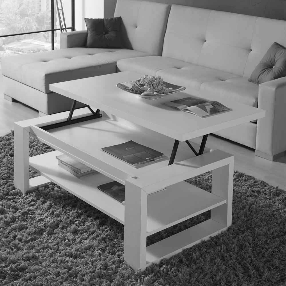 Couchtisch Mit Höhenverstellbarer Platte - Nelida with regard to Höhenverstellbarer Couchtisch Weiß Couchtisch Mit Höhenverstellbarer Platte - Nelida with regard to Höhenverstellbarer Couchtisch Weiß