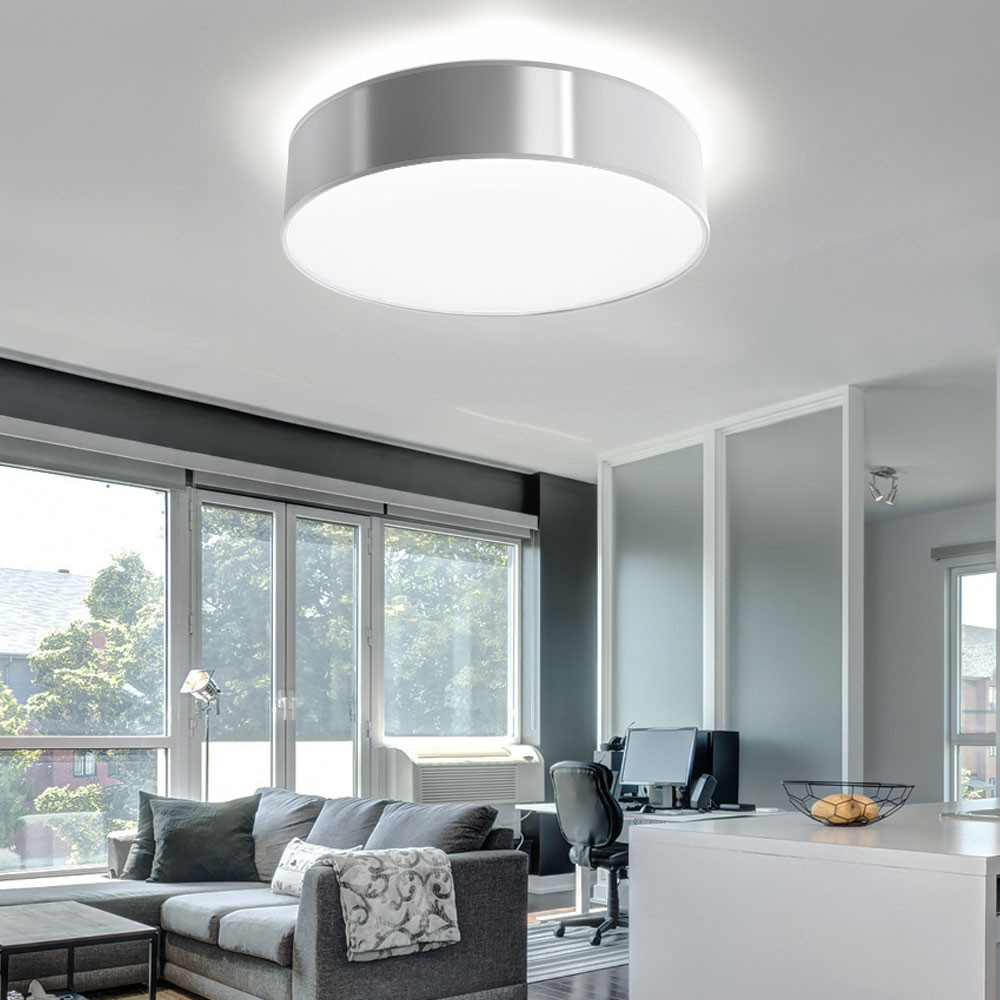 Deckenlampe Pvc Stahl Lampen Wohnzimmer Decke Schwarz Deckenlampe Rund,  Deckenspot Rund, 3X E27, Lxbxh: 45X45X12 Cm, | Etc Shop with regard to Lampen Für Wohnzimmer Deckenlampe Pvc Stahl Lampen Wohnzimmer Decke Schwarz Deckenlampe Rund,  Deckenspot Rund, 3X E27, Lxbxh: 45X45X12 Cm, | Etc Shop with regard to Lampen Für Wohnzimmer