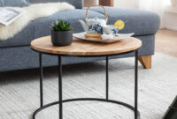 Finebuy Couchtisch Massivholz 60X43X60 Cm Wohnzimmertisch Sofatisch Rund  Tisch within Kleine Couchtische