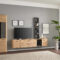 Interliving Wohnzimmer Serie 2029 - Wohnwand 81, Wildeiche &  Granit-Steinoptik - Dreiteilig, Breite Ca. 320 Cm with Wohnwand Holz Modern Interliving Wohnzimmer Serie 2029 – Wohnwand 81, Wildeiche &  Granit Steinoptik – Dreiteilig, Breite Ca. 320 Cm With Wohnwand Holz Modern