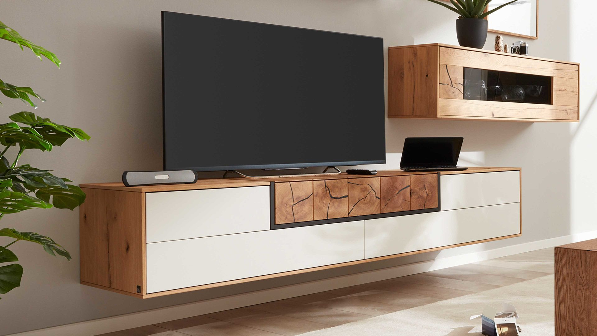 Interliving Wohnzimmer Serie 2106 – Lowboard 620601, Weißer Lack intended for Lowboards Wohnzimmer Interliving Wohnzimmer Serie 2106 – Lowboard 620601, Weißer Lack intended for Lowboards Wohnzimmer