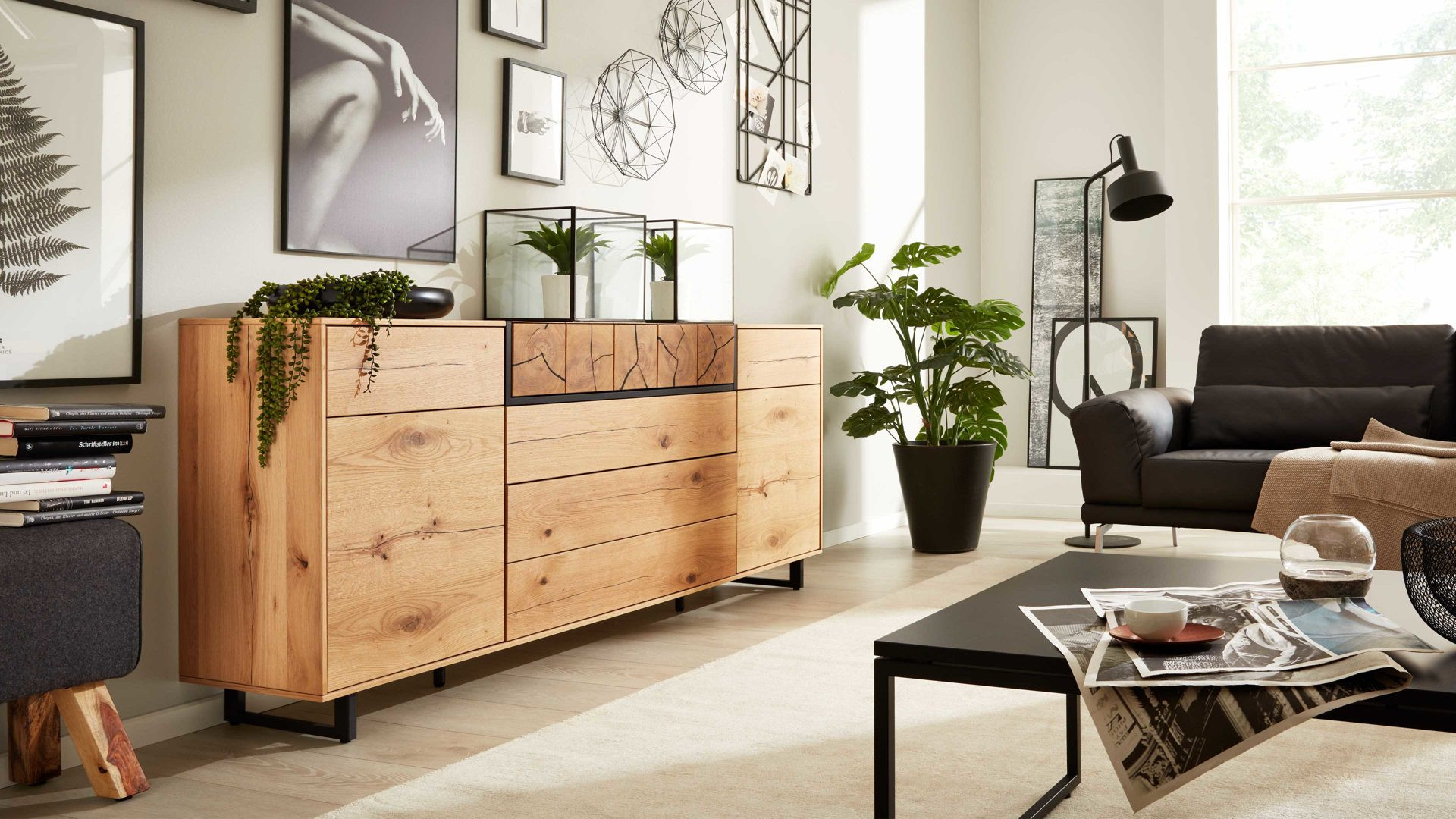 Interliving Wohnzimmer Serie 2106 – Sideboard 620810, Raucheiche throughout Wohnzimmer Sideboard Interliving Wohnzimmer Serie 2106 – Sideboard 620810, Raucheiche Throughout Wohnzimmer Sideboard