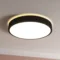 Led Deckenlampe Mit Schwarzem Stoff & 3-Stufen-Dimmer - Ø 39 Cm with Wohnzimmerleuchte Led Deckenlampe Mit Schwarzem Stoff & 3 Stufen Dimmer – Ø 39 Cm With Wohnzimmerleuchte