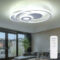 Led Deckenleuchte, Dimmbar, Fernbedienung, Chromring, L54Cm in Ausgefallene Deckenleuchten Wohnzimmer Led Deckenleuchte, Dimmbar, Fernbedienung, Chromring, L54Cm In Ausgefallene Deckenleuchten Wohnzimmer