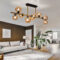 Led Deckenleuchte, Kugeln, Glas Amber, Messing, L 87 Cm for Leuchten Wohnzimmer Led Deckenleuchte, Kugeln, Glas Amber, Messing, L 87 Cm For Leuchten Wohnzimmer