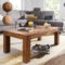 Massiver Couchtisch Patan 110 Cm Holz Tisch Massiv Wohnzimmertisch in Couchtisch Aus Holz Massiver Couchtisch Patan 110 Cm Holz Tisch Massiv Wohnzimmertisch In Couchtisch Aus Holz