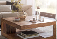 Massiver Couchtisch Patan 90 X 90 Cm Wohnzimmertisch Holz Tisch Massiv  Ablage in Holz Wohnzimmertisch Massiver Couchtisch Patan 90 X 90 Cm Wohnzimmertisch Holz Tisch Massiv  Ablage in Holz Wohnzimmertisch