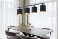 Pendelleuchte Stoffschirm Hängelampe Wohnzimmerlampe Hängend 4-Flammig,  Textil Schwarz-Gold, 4X E14, Lxbxh 75X12X150 Cm, | Etc Shop pertaining to Wohnzimmerlampe Hängend Pendelleuchte Stoffschirm Hängelampe Wohnzimmerlampe Hängend 4-Flammig,  Textil Schwarz-Gold, 4X E14, Lxbxh 75X12X150 Cm, | Etc Shop pertaining to Wohnzimmerlampe Hängend